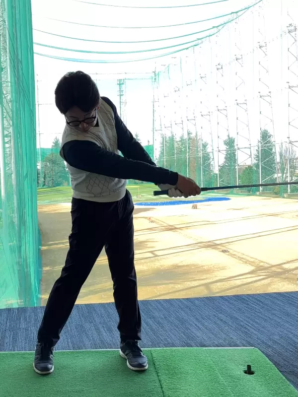 ボールから目を離さない