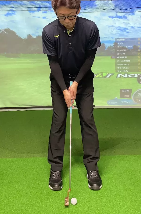 パターのアドレス正面