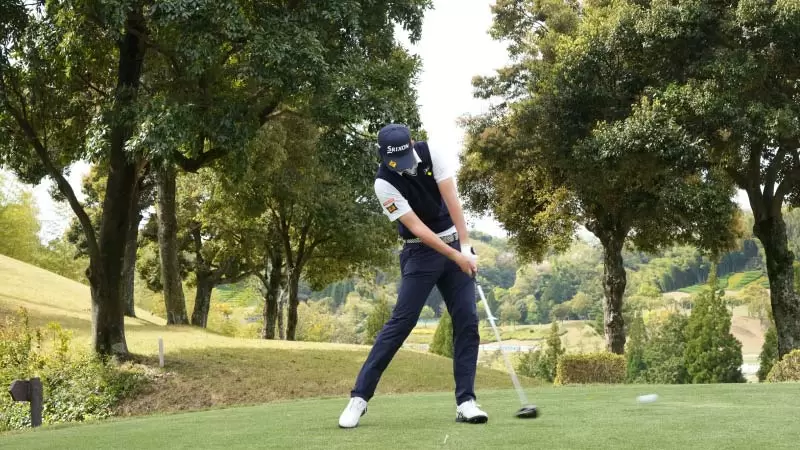 星野陸也,ドライバースイング,インパクト