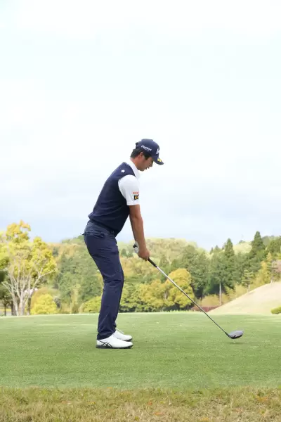 星野陸也,ドライバースイング,アドレス