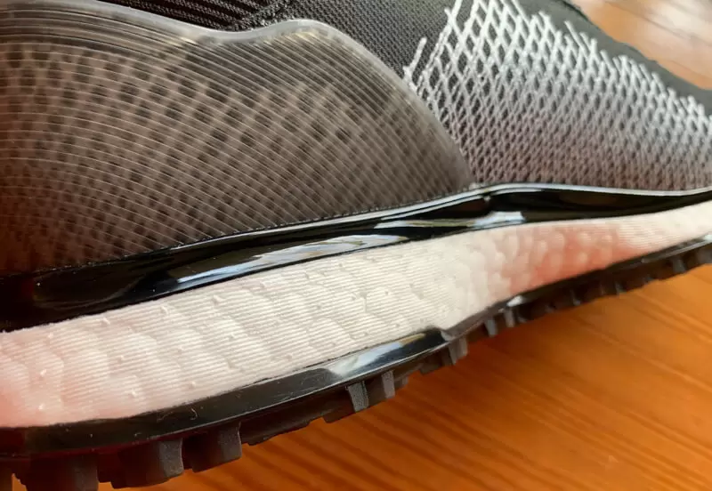 フォージファイバー ボアのソール部分のアップ画像