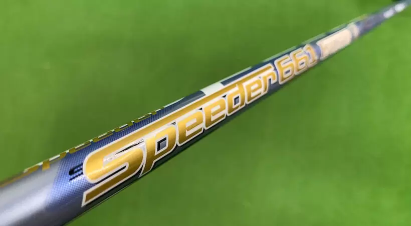 フジクラシャフトSpeeder Evolution Ⅴのロゴアップ写真