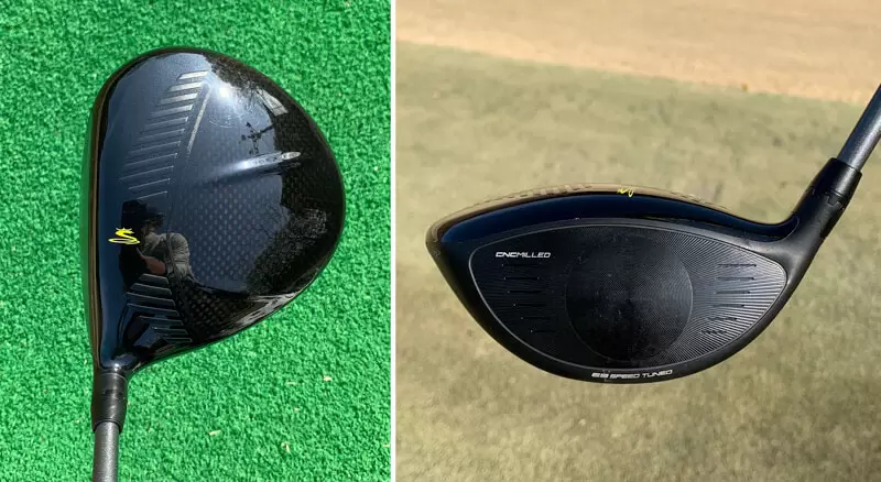 KING F9ドライバーのヘッドアップ写真2種類