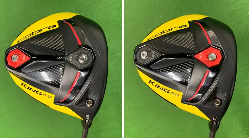 コブラKING F9ドライバーのソール部分アップ写真