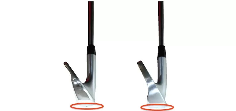 アイアンのソール幅