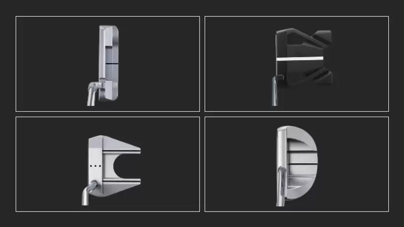 パター,ネック形状