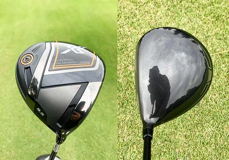 ゼクシオXドライバーのヘッドアップ写真