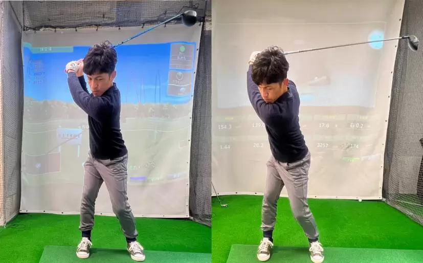 ドライバーの打ち方,トップ