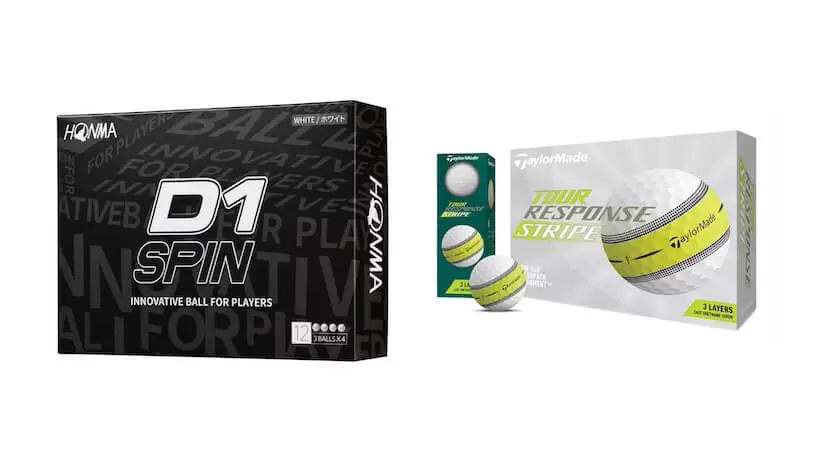 バランス型の第3系ゴルフボール