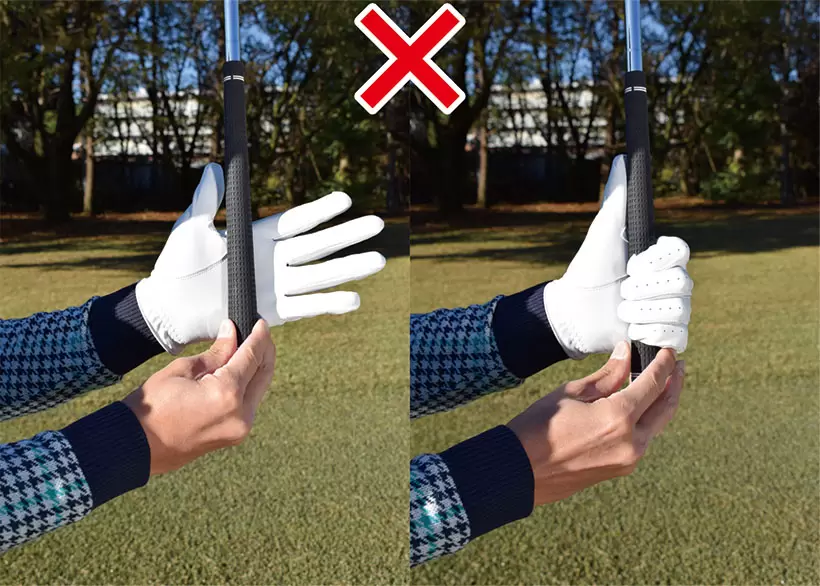 アイアン,アドレス,グリップ