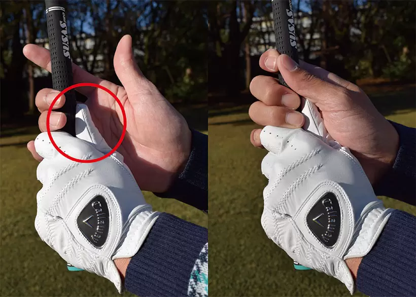 アイアン,アドレス,グリップ