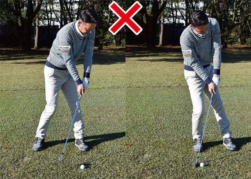 アイアン,アドレス,インパクト