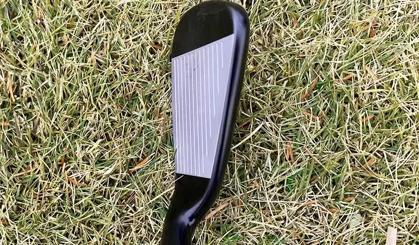 PINGのG710アイアンのフェース面アップ写真