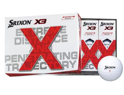 ダンロップ スリクソン X3 ゴルフボール（2022）