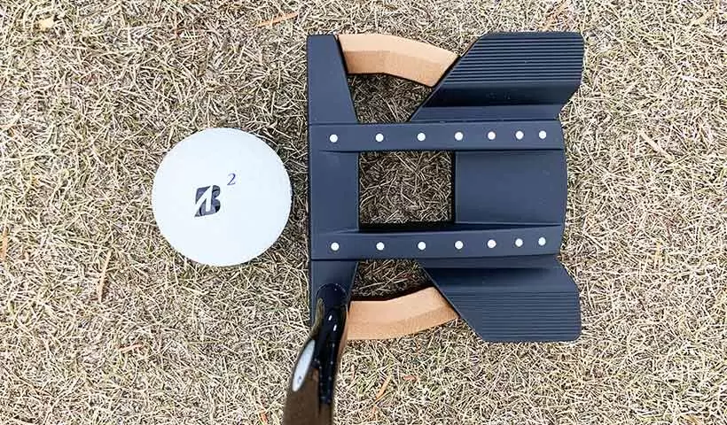 PINGのへプラーヘッド部分とボールのアップ写真