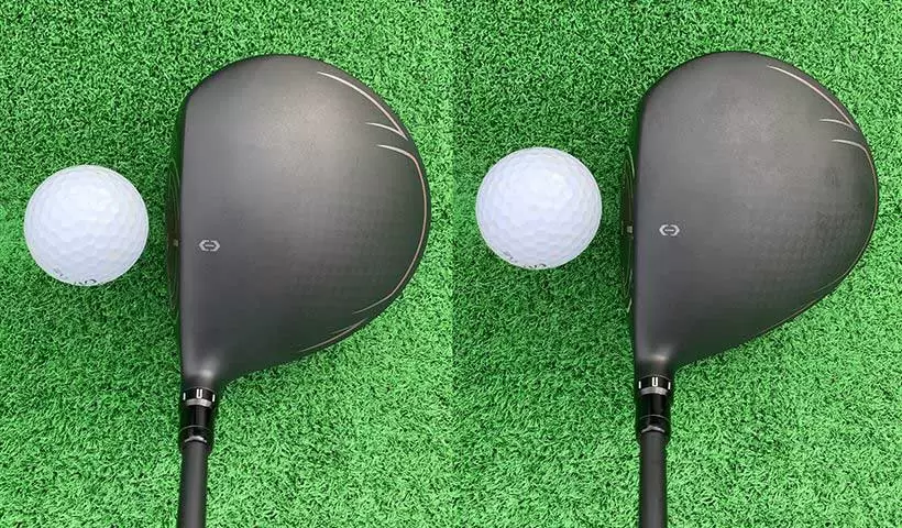 EZONE CBの455と435のヘッドとボールの比較写真