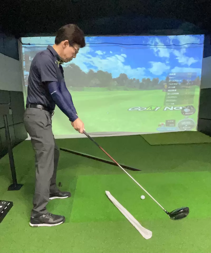 ゴルフ,チーピン,練習方法