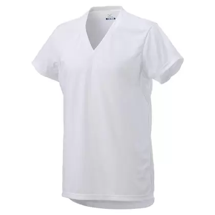 ミズノ 【接触冷感】アイスタッチクイックドライアンダーウェアVネック半袖シャツ［メンズ］