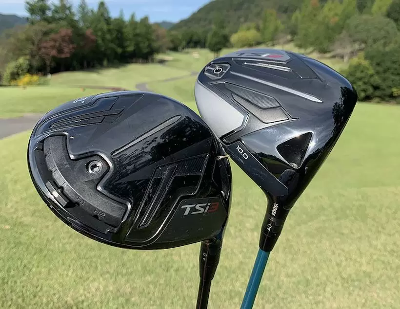 タイトリストのTSiシリーズ,ヘッド部分のアップ写真