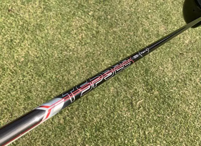 TSP322 55Sシャウト部分のアップ写真