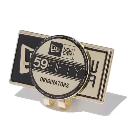 ニューエラ 【ゴルフ】 ベーシックマーカー ニューエラボックスロゴ / バイザーステッカー ゴールド