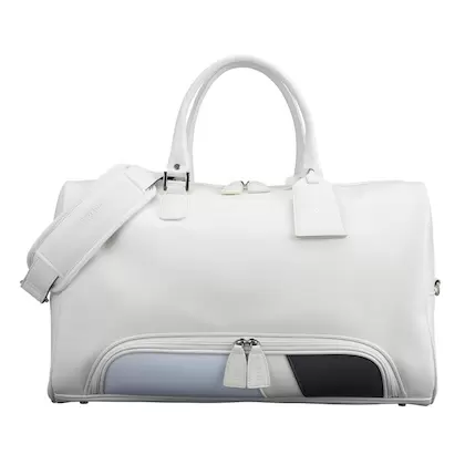 ヤマハ ボストンバッグ ホワイト／ブルー レディース