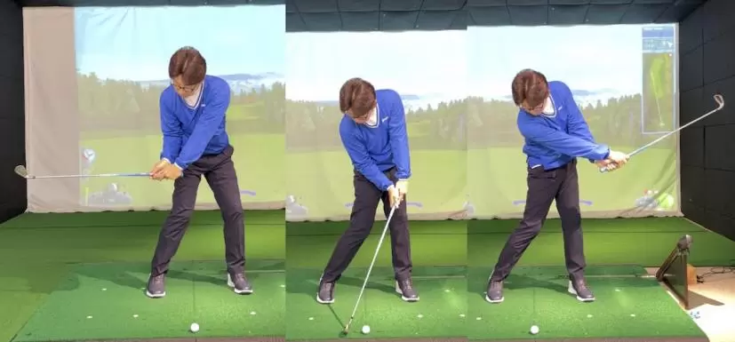 アイアン,スイング