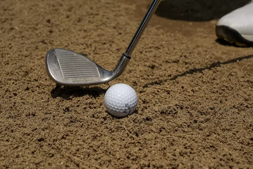 バンカーショット,ウェッジ,ゴルフボール
