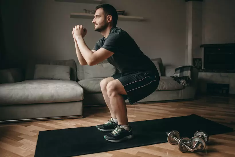 ゴルフ,筋トレ,スクワット