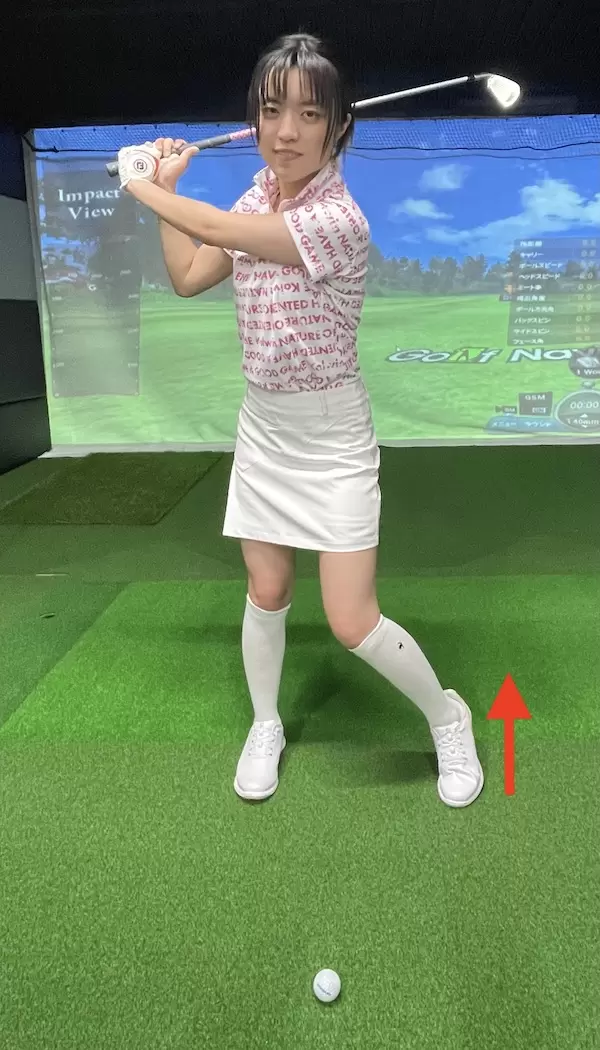 ゴルフ,ハンドファースト,バックスイング