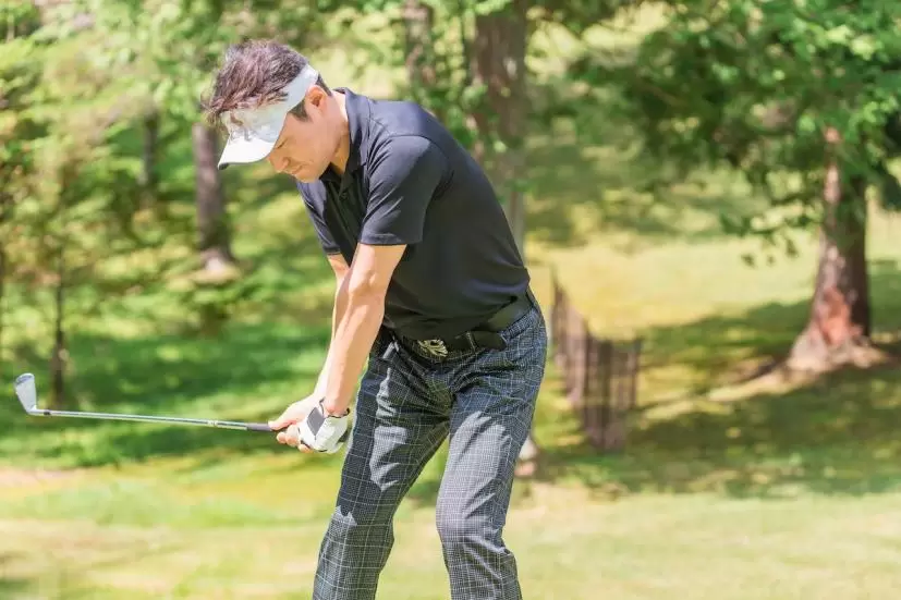 ゴルフ,ハンドファースト