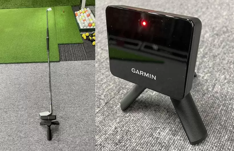ガーミンApproach R10を設置した写真