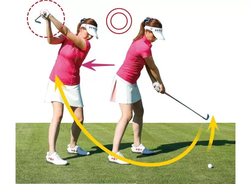 フォロースルーからスイングをスタートすればバックスイングの悩みを簡単に解消できる！