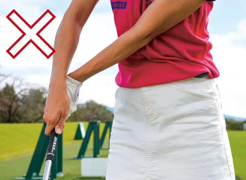 チャックリが出やすい人は手首が折れがち。