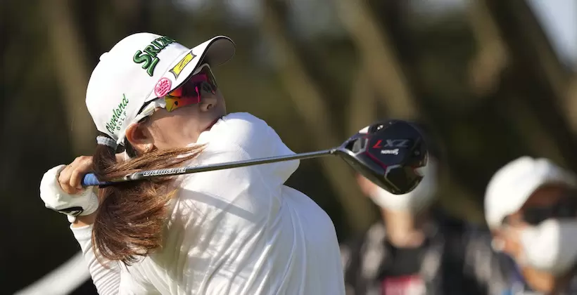 最終日をプレー中の勝みなみ