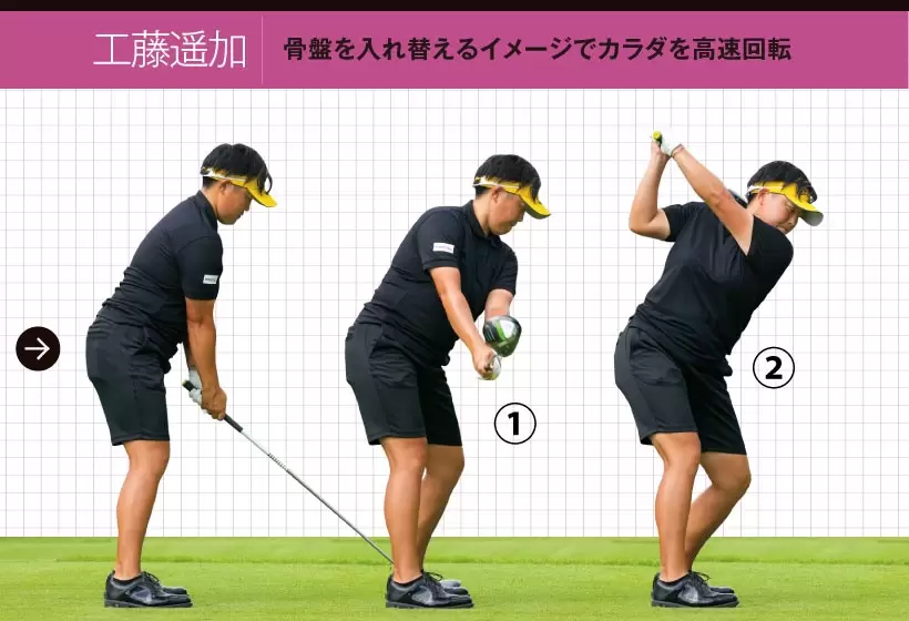 女子プロ連続写真｜女子プロのドライバーテクニック（1/3）