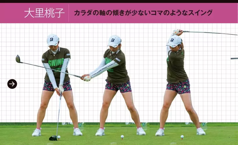 女子プロ連続写真｜女子プロのドライバーテクニック（3/3）