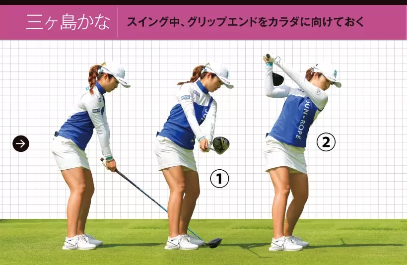 女子プロ連続写真｜女子プロのドライバーテクニック（3/3）