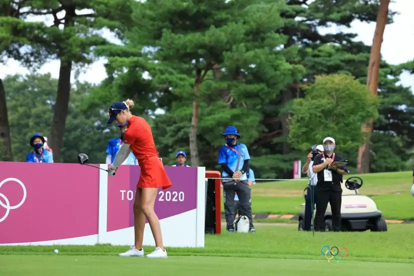 ネリー・コルダのドライバー連続写真【2020東京五輪・R4】（2021年）