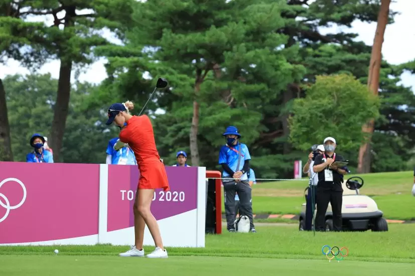 ネリー・コルダのドライバー連続写真【2020東京五輪・R4】（2021年）