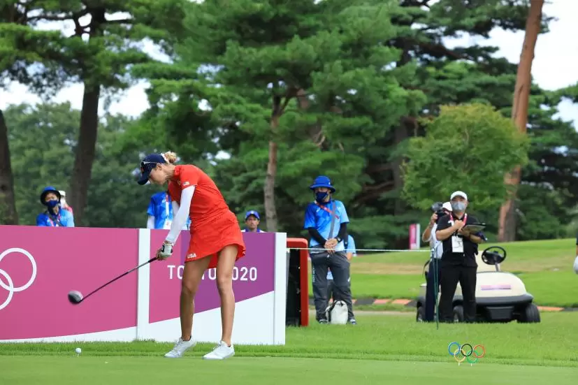 ネリー・コルダのドライバー連続写真【2020東京五輪・R4】（2021年）