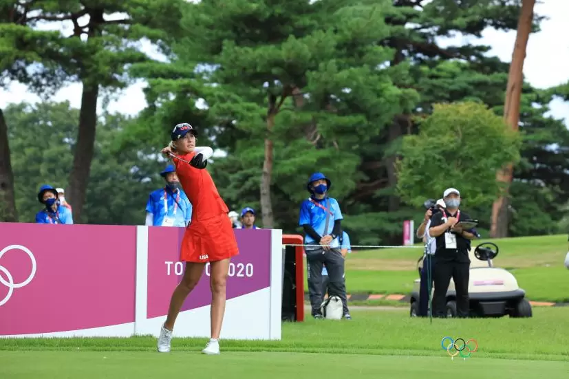 ネリー・コルダのドライバー連続写真【2020東京五輪・R4】（2021年）