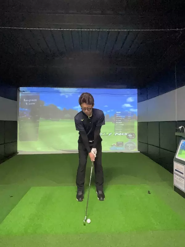 アイアン,グリップ,アドレス