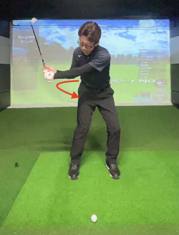 ゴルフ,ダウンブロー,ダウンスイング