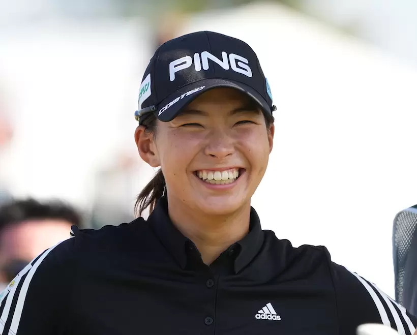 笑顔の渋野日向子（写真は日本女子オープン）