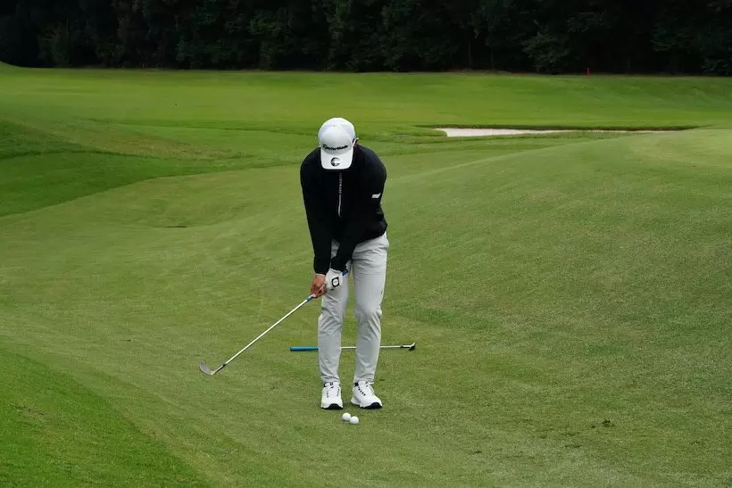 中島啓太のアプローチ　バックスイング