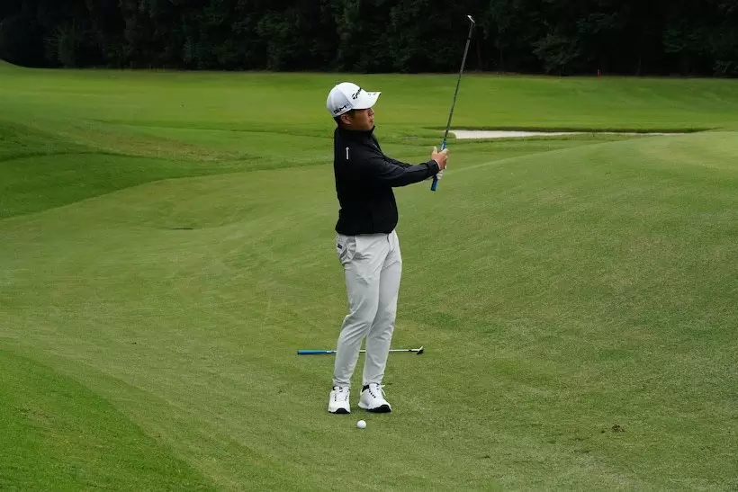 中島啓太のアプローチ　フィニッシュ