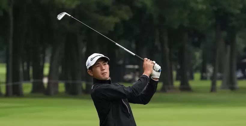 中島啓太のアプローチスイング連続写真【2021 ZOZOチャンピオンシップ練習日】