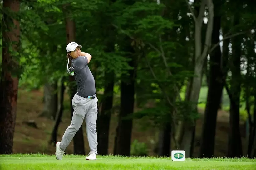 石川遼のドライバー　フィニッシュ