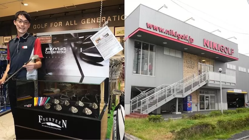 ソール形状、仕上げ、カラー、ロフト・ライ調整、シャフト、長さ等のオーダーが可能。クラブフィッターと相談しながら自分だけのウェッジを手に入れることができる。